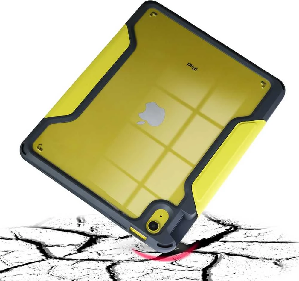 Dėklas na tablet DEQSTER DEQSTER 40-1013774 etui na tablet 27,7 cm (10.9") Dėklas Geltonas