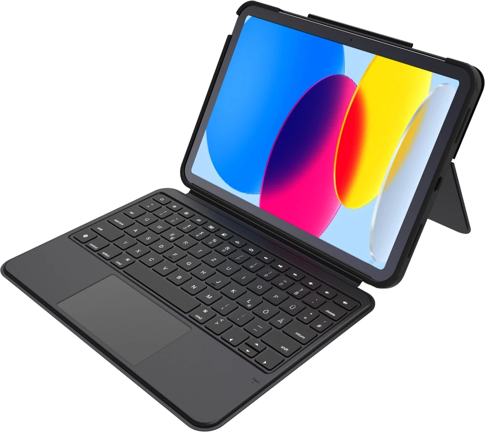 DEQSTER DEQSTER 90-2000039 etui na tablet 27,7 cm (10.9'') Folio Juodas