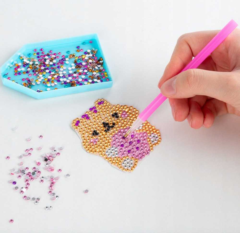 Derform Mozaika Laimingi gyvūnai DIAMOND STICKERS Kidea (NDWZKA)