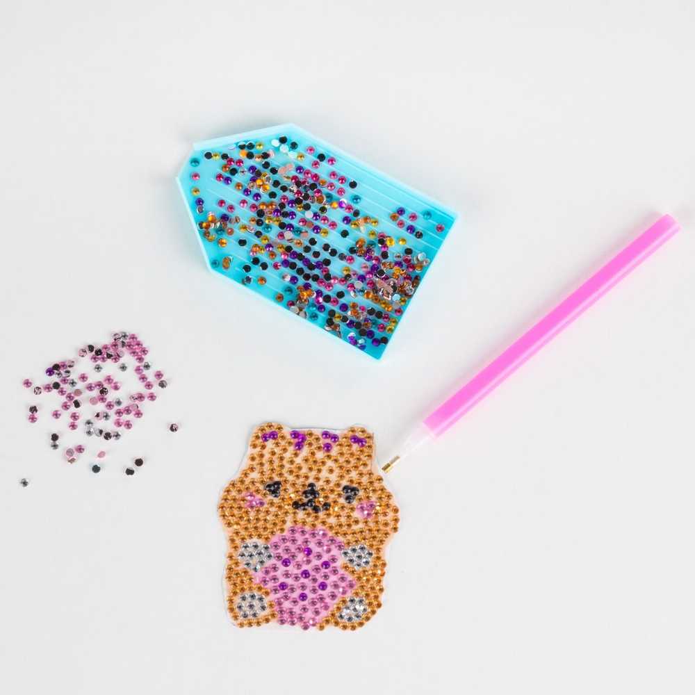 Derform Mozaika Laimingi gyvūnai DIAMOND STICKERS Kidea (NDWZKA)