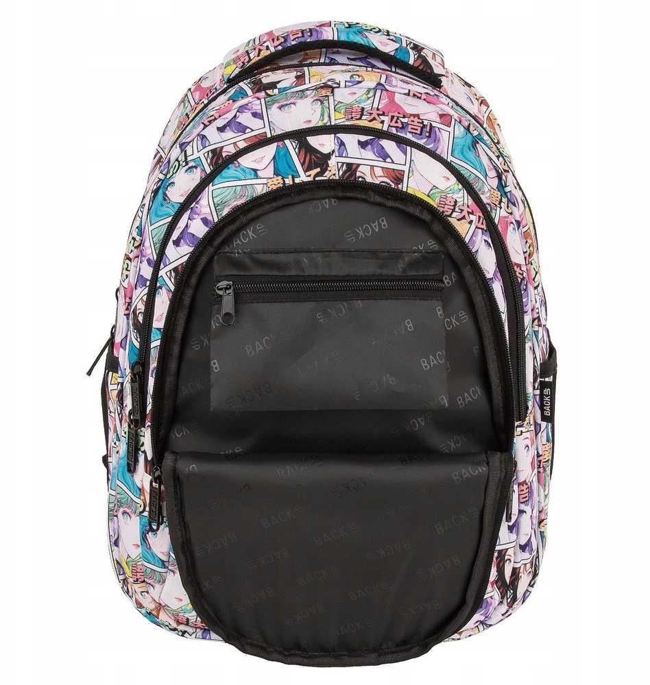 Derform Back Up Mokyklinis kuprinė su anime motyvais, 26l, 3 skyriai, nešiojamam kompiuteriui