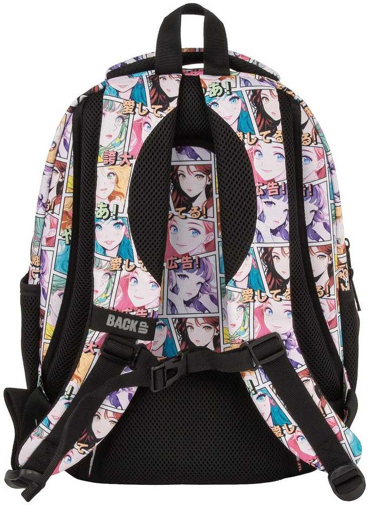 Derform Back Up Mokyklinis kuprinė su anime motyvais, 26l, 3 skyriai, nešiojamam kompiuteriui