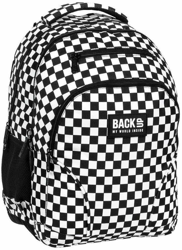 Derform Back Up Mokyklinė kuprinė Backup 30l, jaunimui, languota