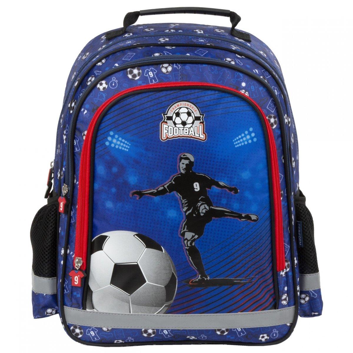 Mokyklinė kuprinė Derform Football (PL15BPI15)