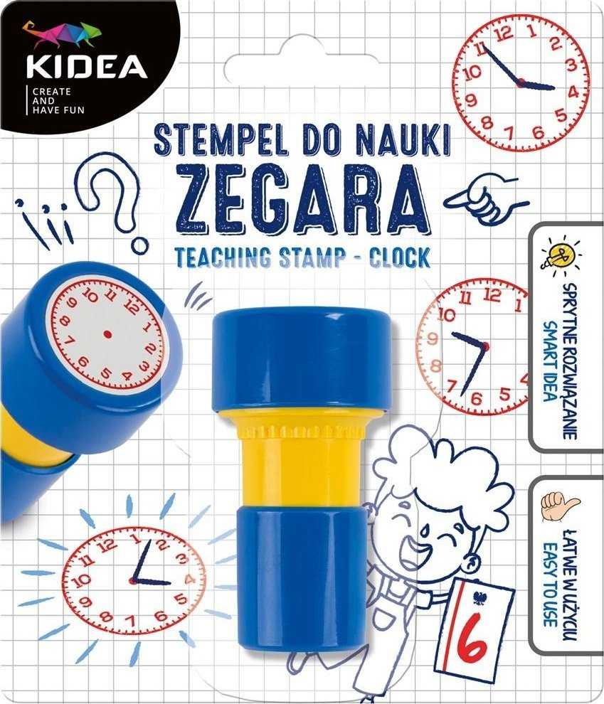 Kidea LEARNING CLOCK STAMP (SNZKA) antspaudų rinkinys