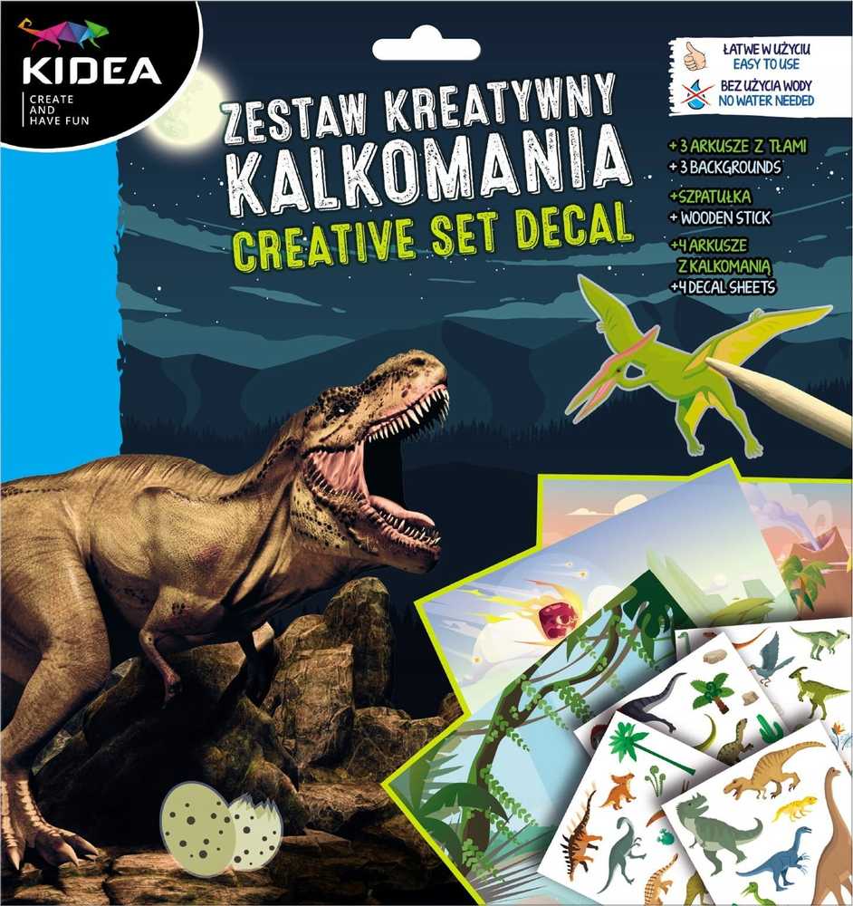 Dinoaury Kidea kūrybinis rinkinys (ZKRKAKA)