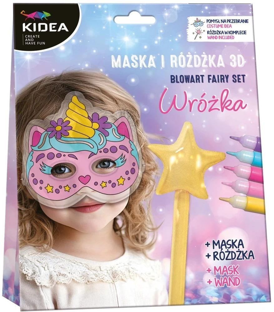 Derform Iškarpų albumo fėjų rinkinys 3D BlowArt Kidea (ŽAISLAS)