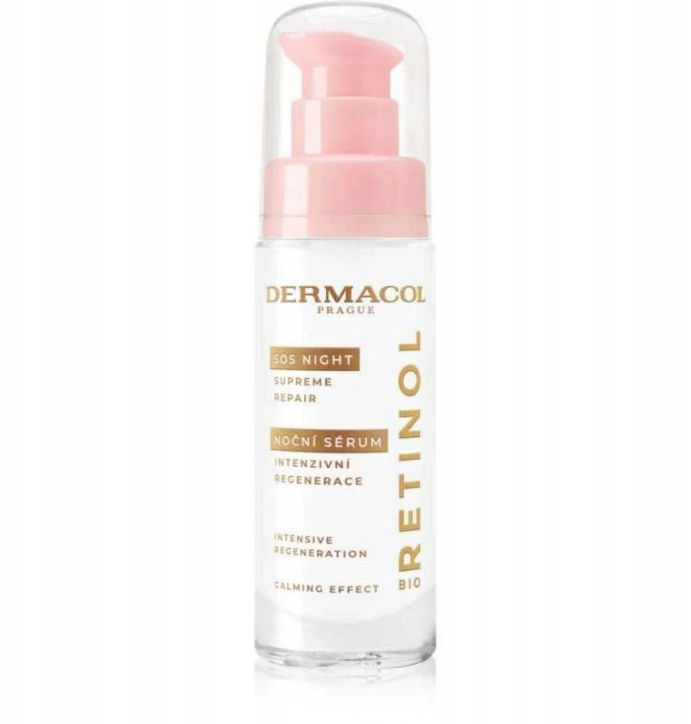 Dermacol Bio Retinol SOS Night Supreme Repair Serum odos serumas