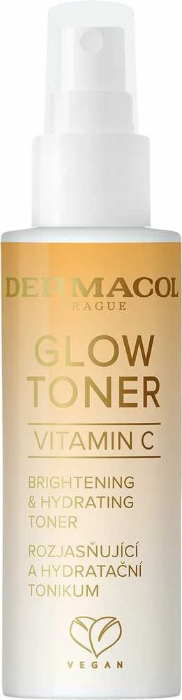„Dermacol Glow Toneris“ skaistinamasis ir drėkinamasis tonikas su vitaminu C, 100 ml