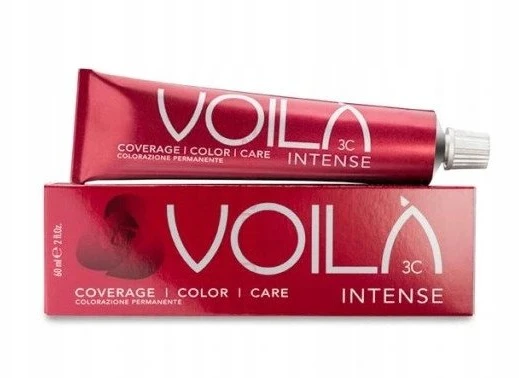 Intercosmo Voilà 3C Intense maitininantis Permanent Hair Dye 6.1 Dark Ash Skirtas šviesiems plaukams, 60 ml