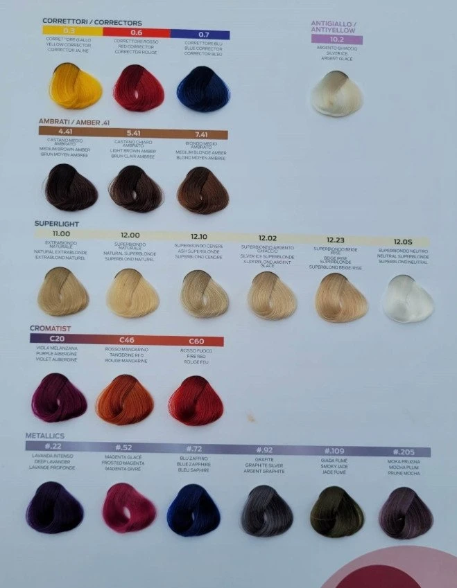 Intercosmo Voilà 3C Intense maitininantis Permanent Hair Dye 6.1 Dark Ash Skirtas šviesiems plaukams, 60 ml