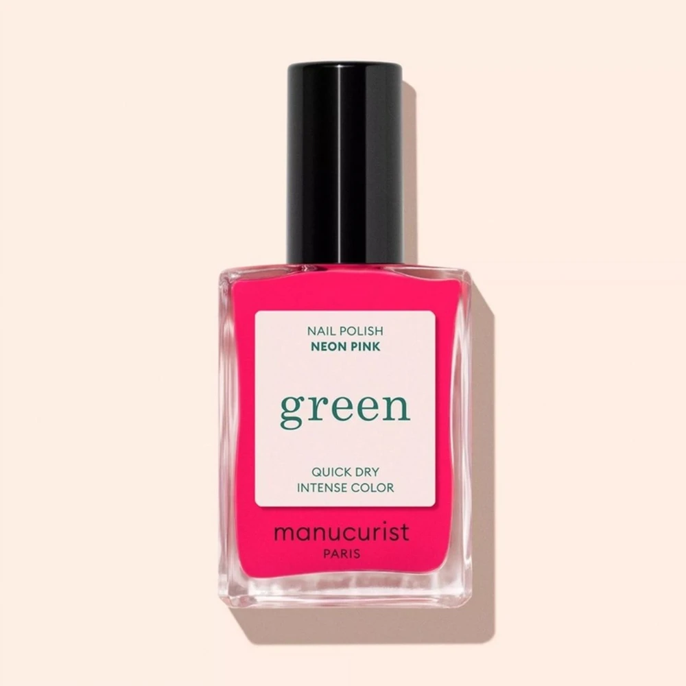Dermacol Manucurist Žalias Nagų lakas lakier do paznokci Neon Rožinė 15ml