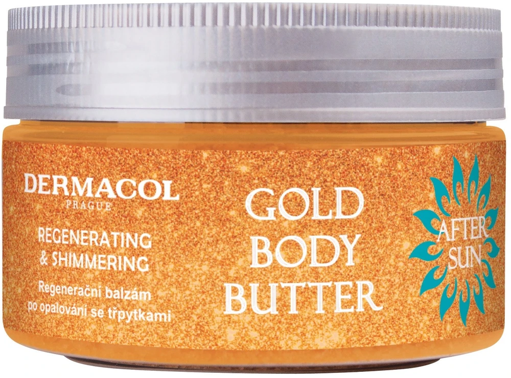 „Dermacol After Sun Gold“ kūno sviestas po saulės priežiūros
