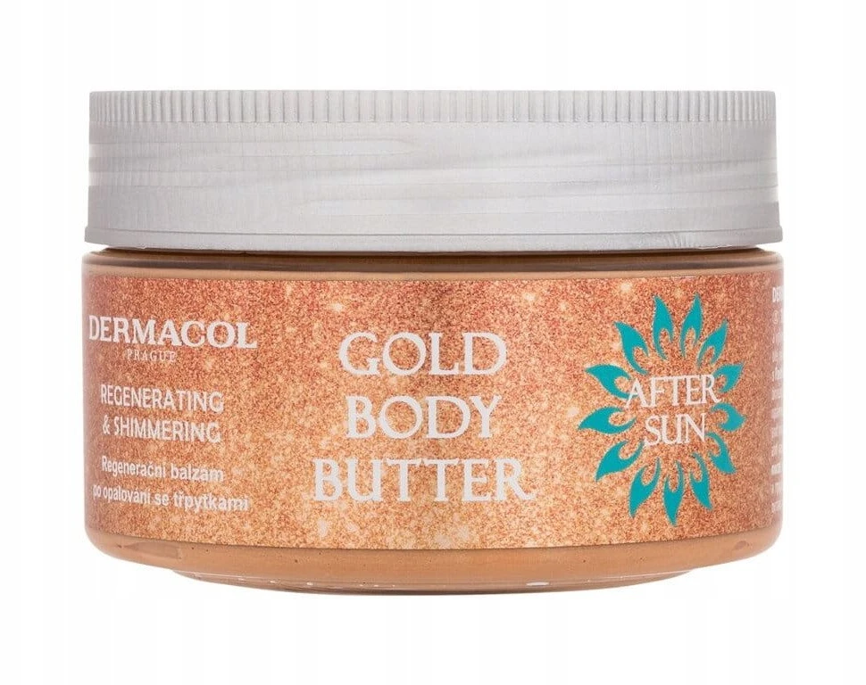 „Dermacol After Sun Gold“ kūno sviestas po saulės priežiūros