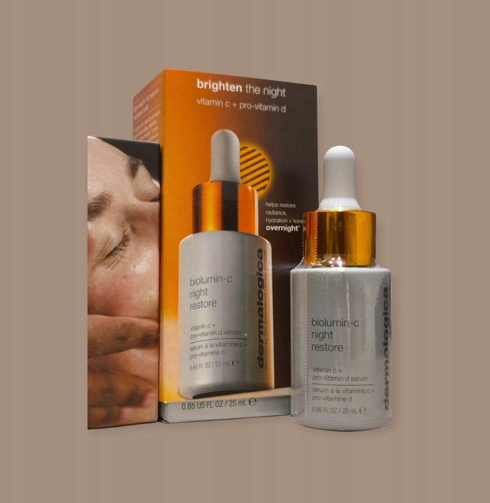 Dermalogica Biolumin-C atkuriamasis naktinis veido serumas, 25 ml