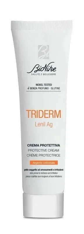 BioNike Triderm Lenil Ag Soothing & Repairing Day & Night Local Treatment Kreminis For Face, 30 ml