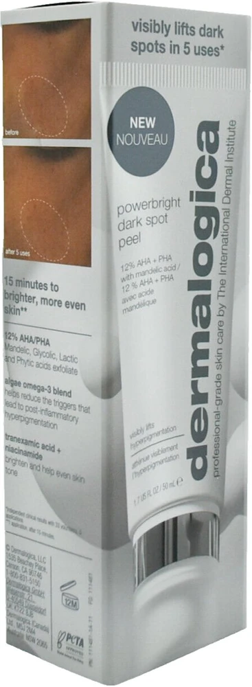 Dermalogica PowerBright kremas nuo tamsių dėmių veidui ir kaklui, 50 ml