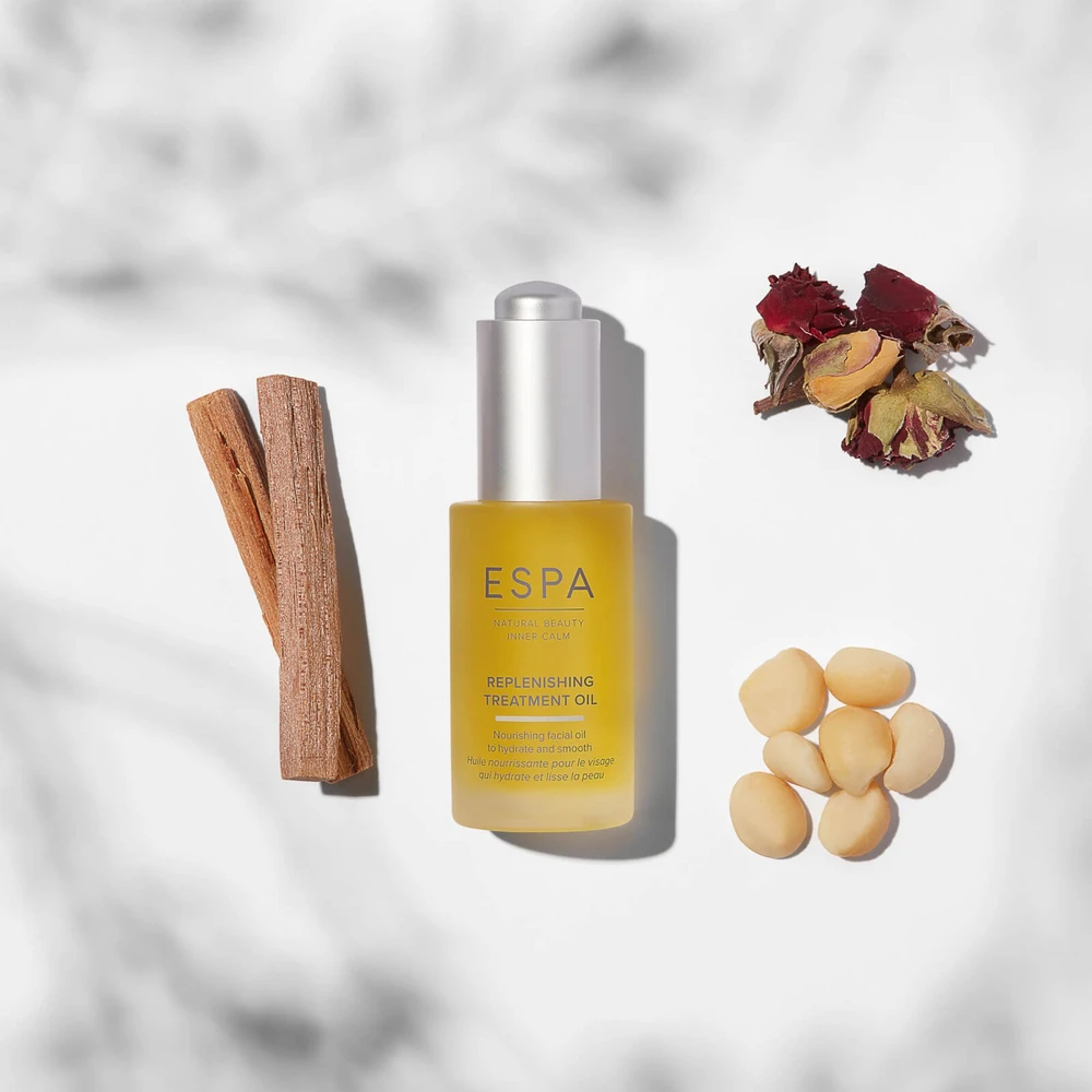 Espa Replenish Treatment Drėkinamasis ir glotninantis aliejus veidui, tinkamas kasdieniam naudojimui, 30 ml
