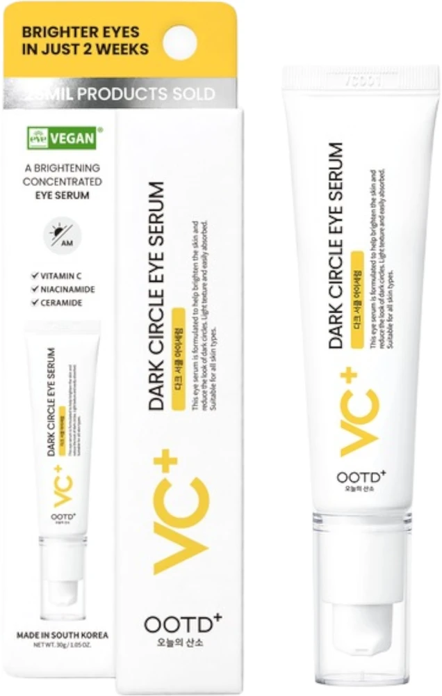 #OOTD VC+ Vitamin C Anti-Dark Circles Morning & Evening Eye Serum, 30 ml
