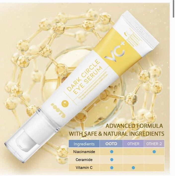 #OOTD VC+ Vitamin C Anti-Dark Circles Morning & Evening Eye Serum, 30 ml