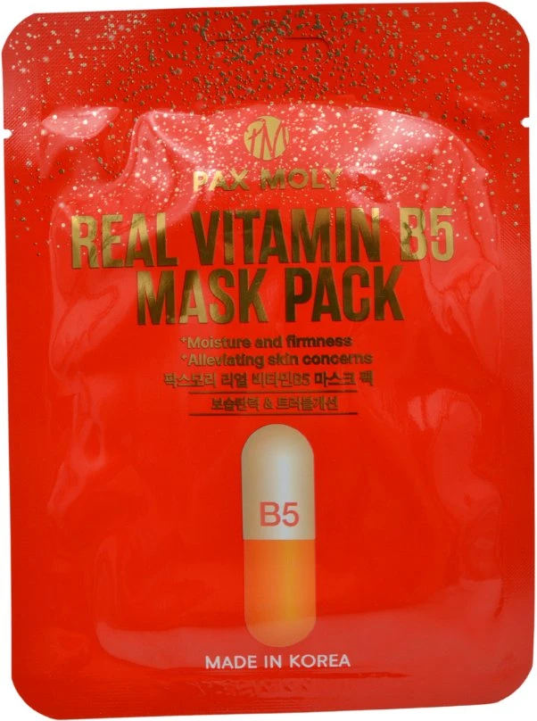 Dermalogica PaxMoly, Real Vitamin B5, Hydrating & Soothing & Repairing, Sheet Mask, Face, Day & Night, 25 ml For Women