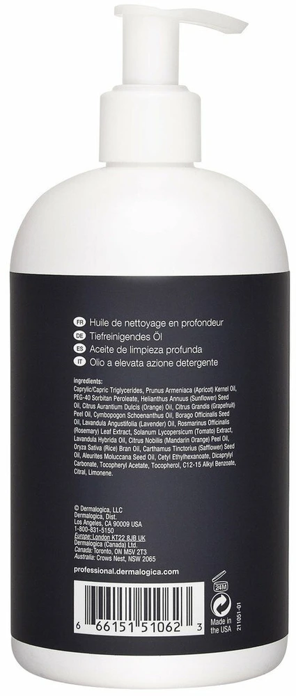 „Dermalogica Pro PreCleanse“ giluminio valymo veido aliejus be alkoholio, 473 ml