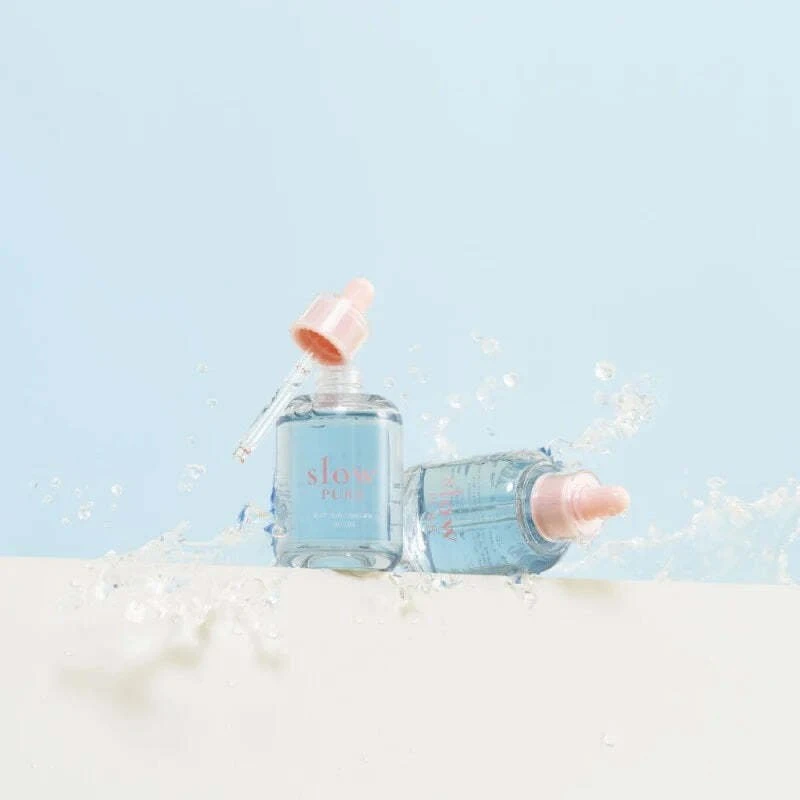 Slowpure Slopure Hydration Texture drėkinamoji dienos ir nakties serumas veidui, 50 ml