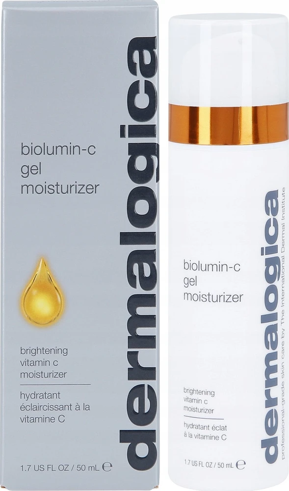 Dermalogica Biolumin-C drėkinamasis dieninis ir naktinis vitamino C gelis veidui ir kaklui, 50 ml