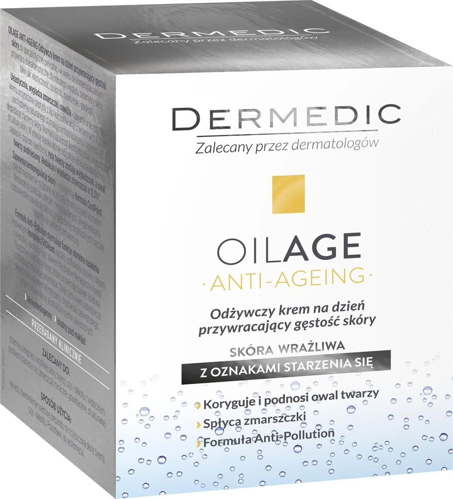 Dermedic DERMEDIC OILAGE Maitinamasis deninis kremas, atkuriantis odos tankį, 50 ml