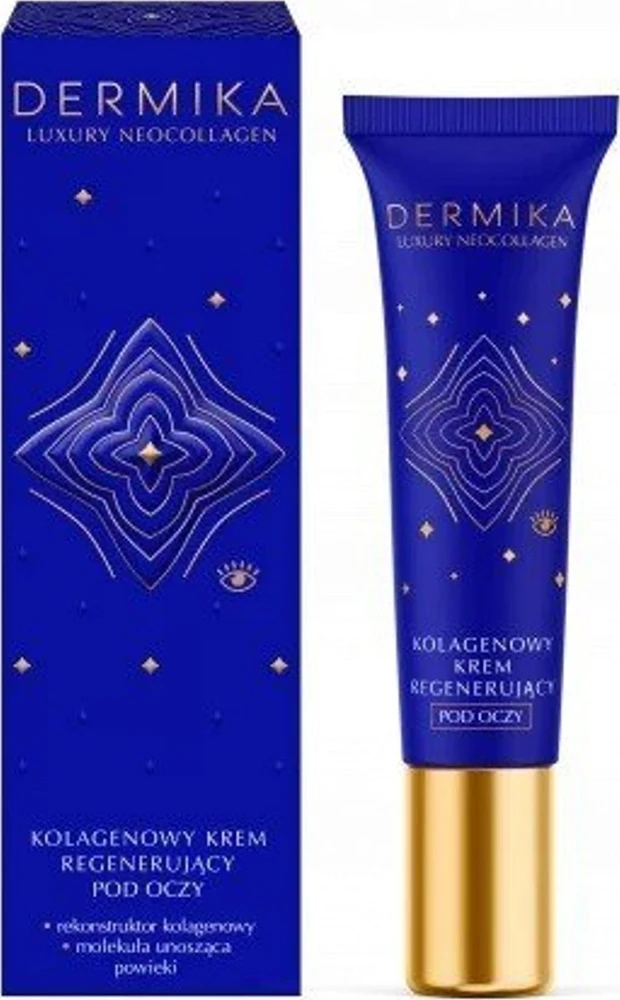 Dermika Luxury Neocollagen kolagenowy krem regenerujący pod oczy 15ml