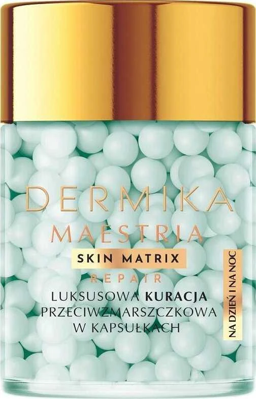Dermika Maestria prabangi priemonė nuo raukšlių kapsulėse dienai ir nakčiai 60g