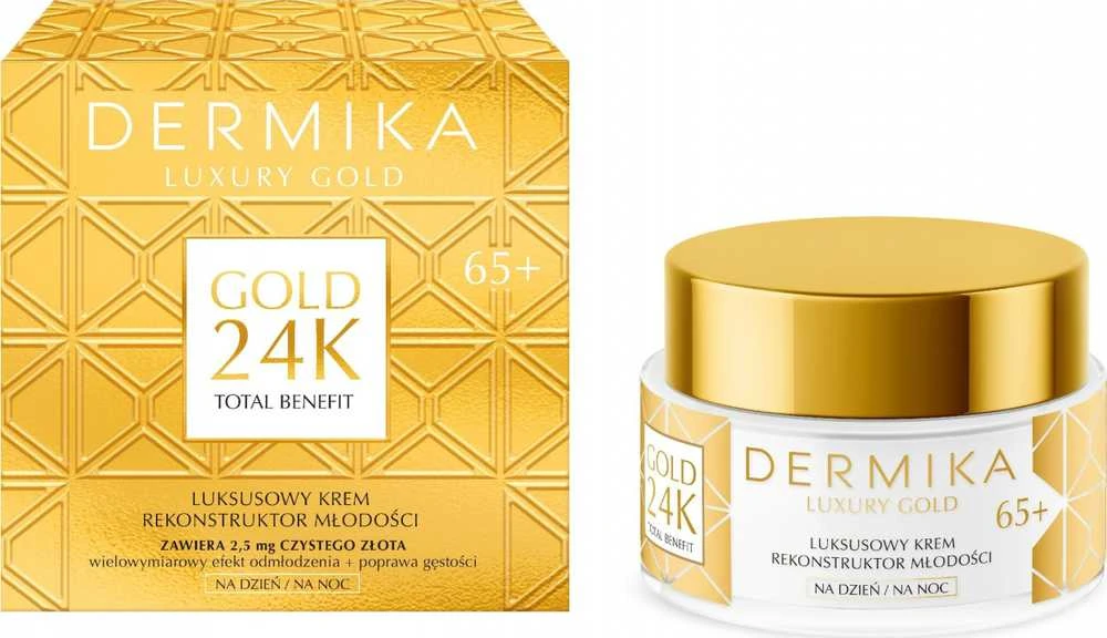 Dermika Luxury Gold 24K Total Benefit, 50 ml