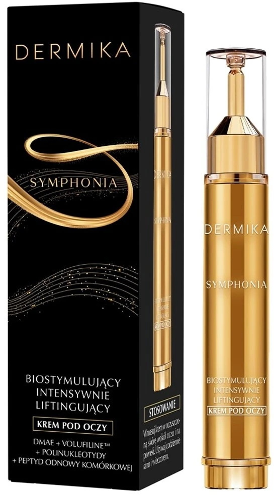 Dermika Symphonia Biostimuliuojantis intensyviai liftinguojantis kremas po akimis 15 ml (068554)