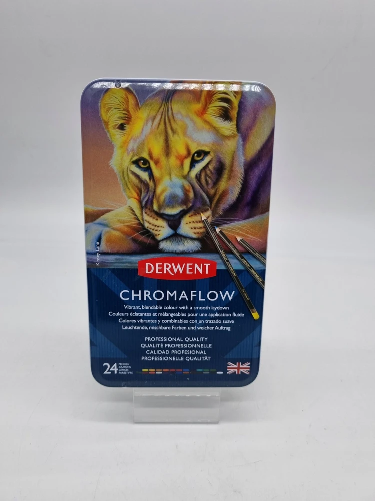 Derwent Chromaflow 36 metalinių pieštukų pakuotė