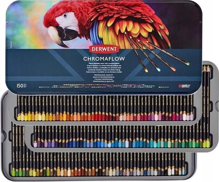 Derwent Derwent Chromaflow spalvoti pieštukai, 150 vnt