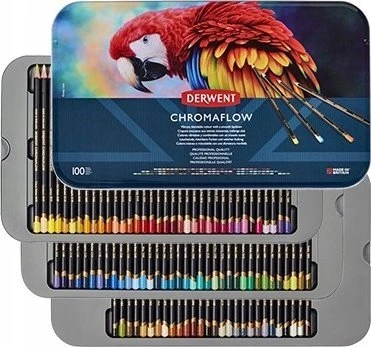 Derwent Derwent Chromaflow spalvoti pieštukai, 100 vnt