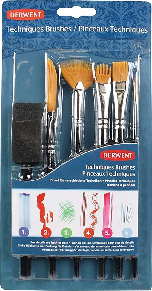 Derwent Rinkinys p?dzli Technique 6 vnt