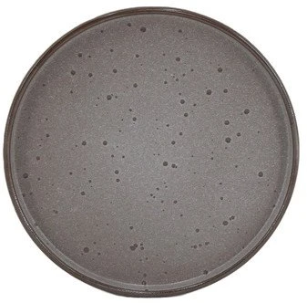 Domoletti DESERT PLATE DOMOLETTI BROWN DOTS 19.6CM