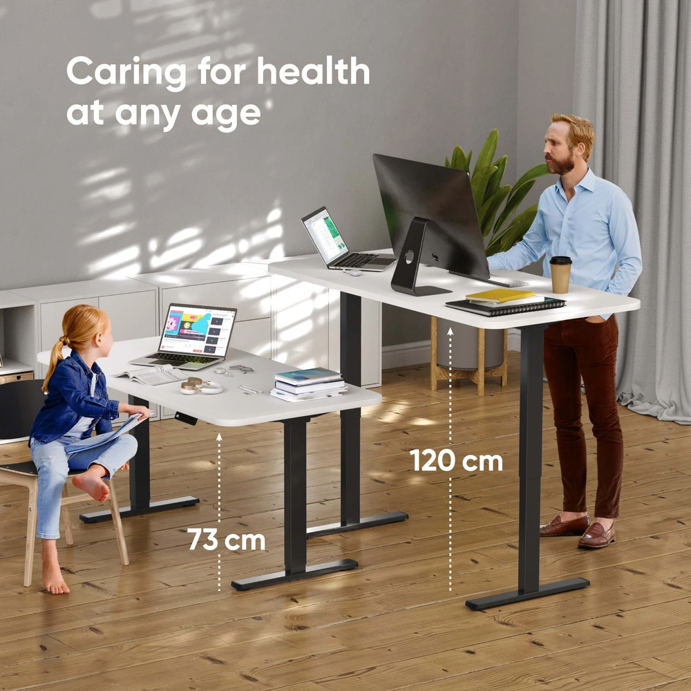 Onkron DESK FRAME MOTORISED/Juodas CDF222E-B ONKRON