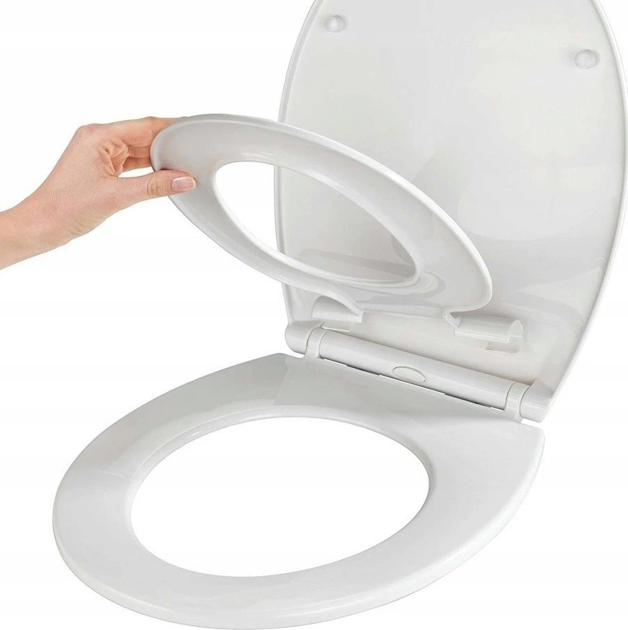 Geberit Tualeto kėdutė su užvalkalu vaikams, plastikinis tualeto priedas su laisvo kritimo mechanizmu - WENKO