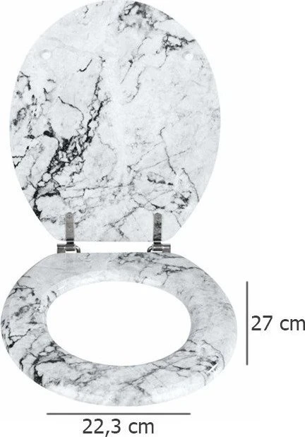 Onyx Onikso tualeto sėdynė, MDF