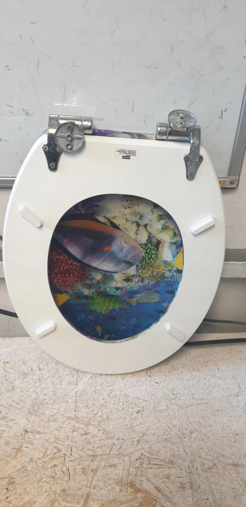 Tualeto sėdynė FISH, MDF, WENKO