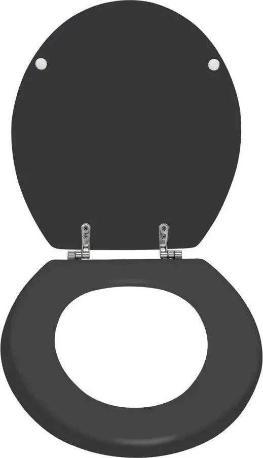 Toilet seat PRIMA - MDF, juodas, WENKO
