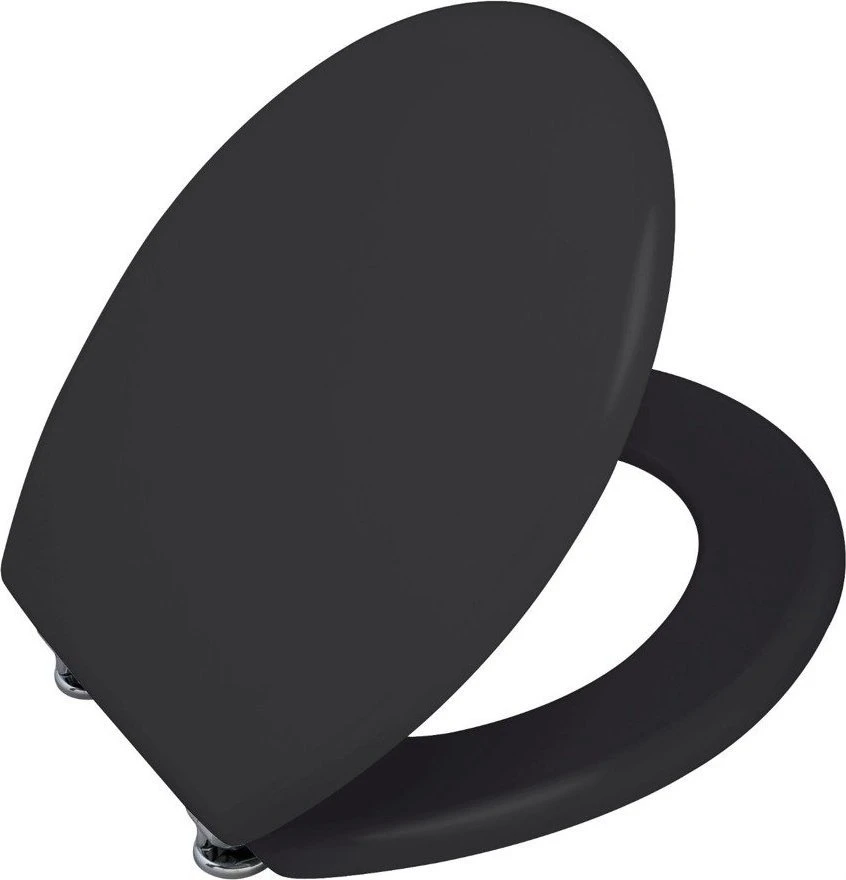 Toilet seat PRIMA - MDF, juodas, WENKO