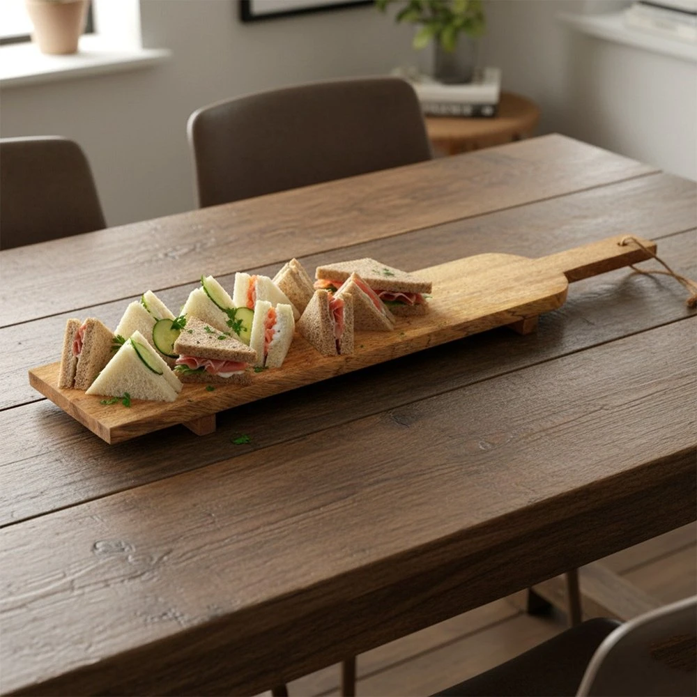 Home Styling Collection Natūralios medienos serviravimo lenta 68x12,5 cm - sūriams, užkandžiams