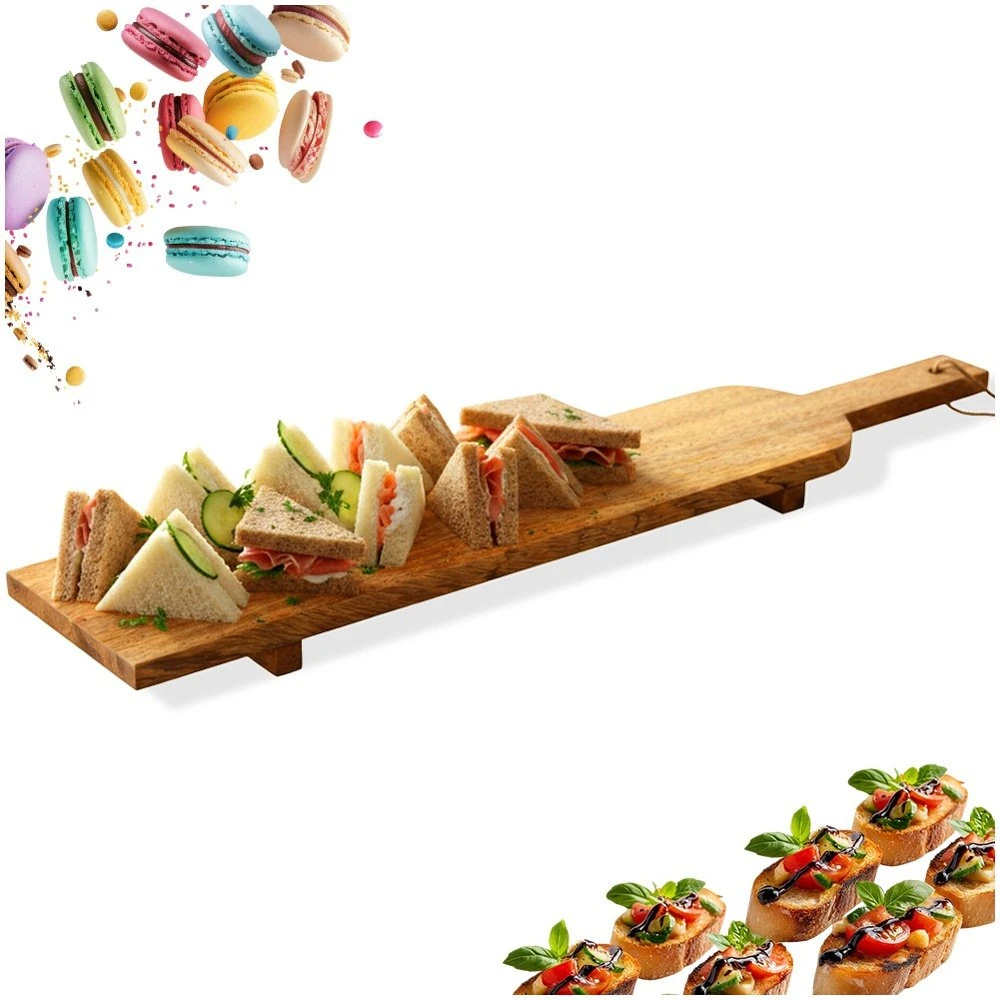 Home Styling Collection Natūralios medienos serviravimo lenta 68x12,5 cm - sūriams, užkandžiams
