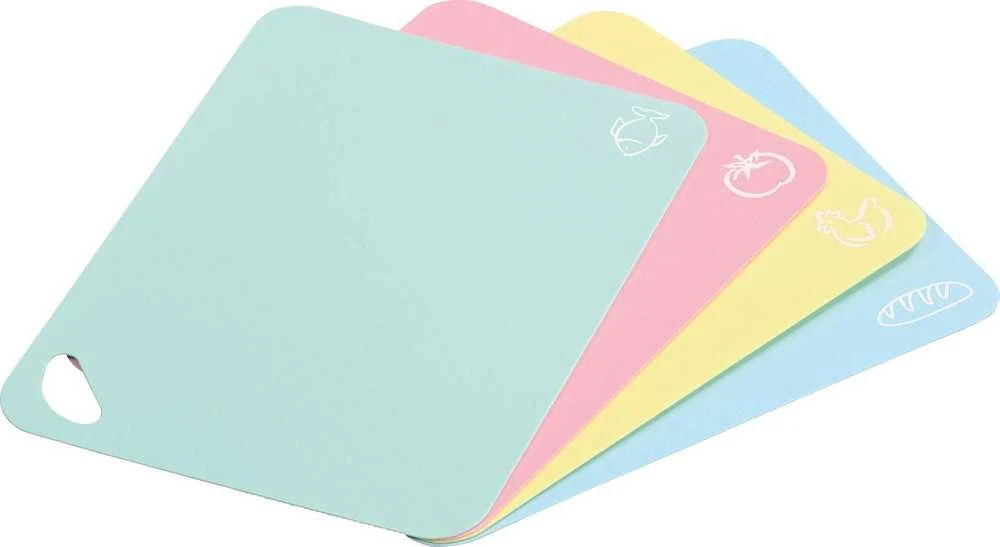 PIECES Pastelinių kirpimo kilimėlių rinkinys, 4 vnt., 38 x 29 cm, Kesper