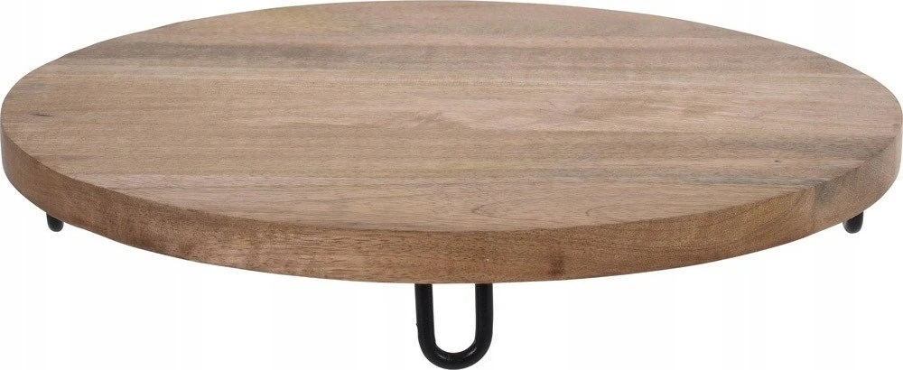 KOOPMAN Style Ekologinio stiliaus užkandžių lenta kiekvienai virtuvei, skersmuo 40 cm.