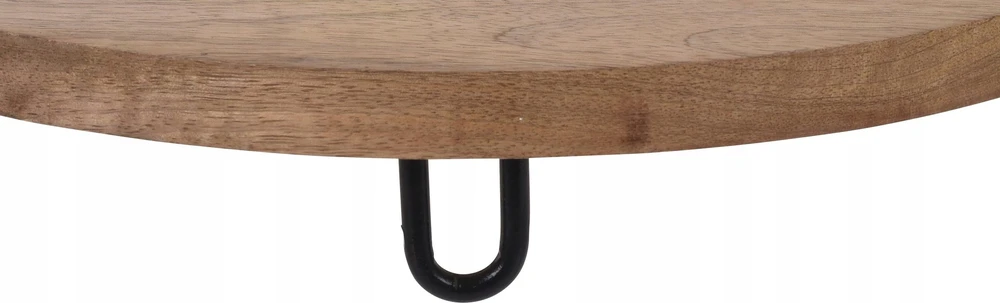 KOOPMAN Style Ekologinio stiliaus užkandžių lenta kiekvienai virtuvei, skersmuo 40 cm.