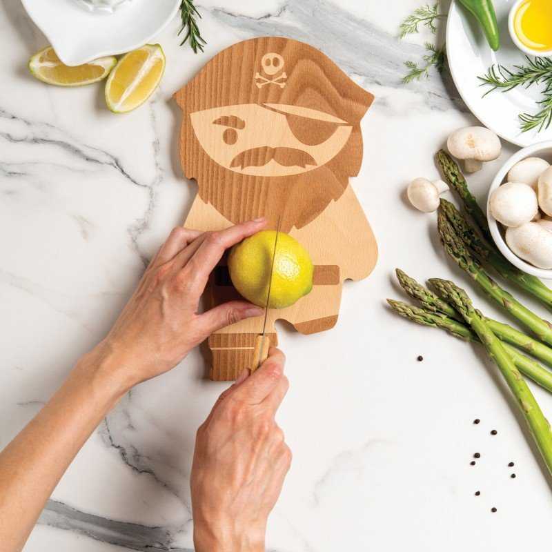 Deska do krojenia Ototo Pirate Board Cutting Board & Peilis